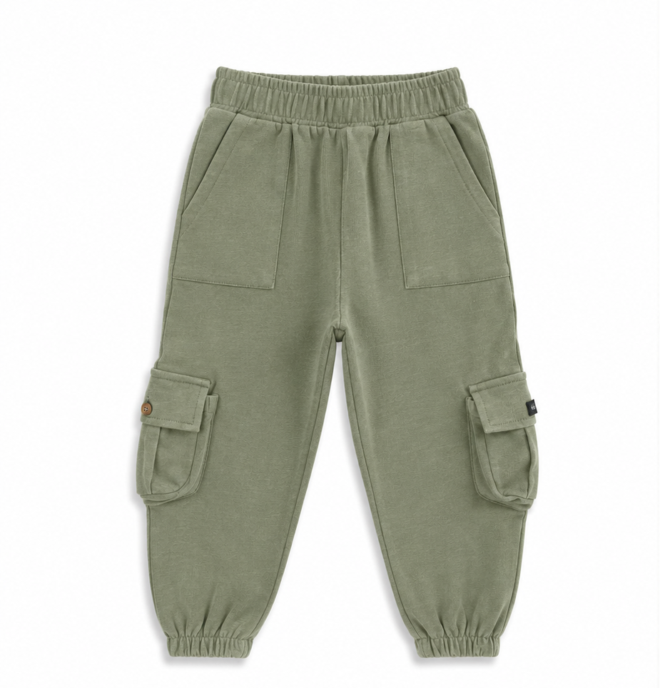 Paco Trousers - Slub Sweat Green