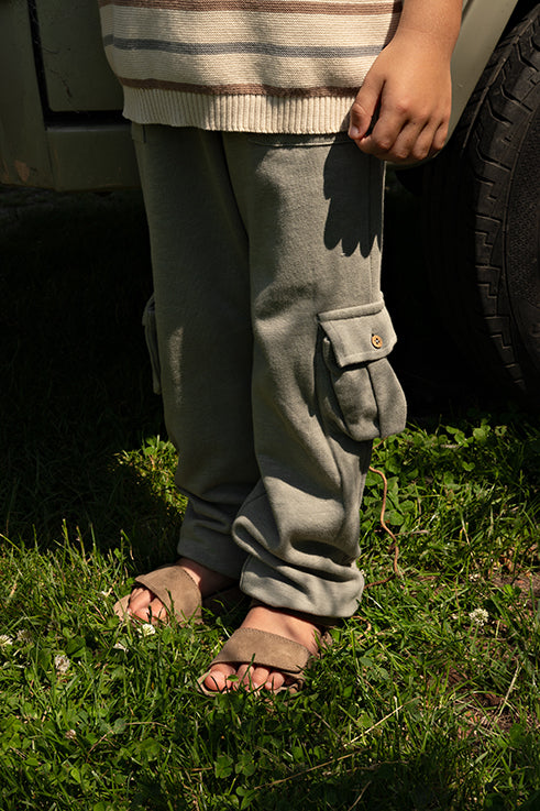 Paco Trousers - Slub Sweat Green